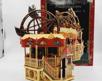 1988 Enesco Majestic Ferris Wheel A Triumph of Musical Artistry Motion Lights