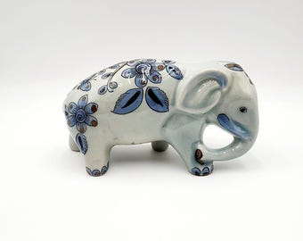 Ken Edwards El Palomar Mexico Tonala Elephant Figurine Pottery