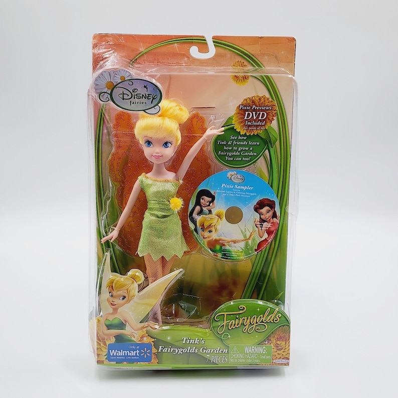 Disney's Tink's Fairygolds Garden Tinker Bell Walmart Exclusive Comes With DVD image 8