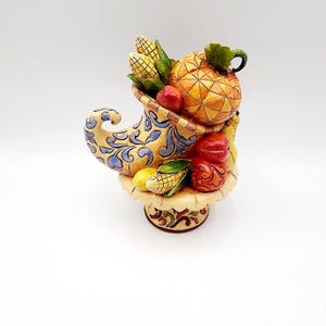 Jim Shore 2009 Heartwood Creek Cornucopia Of Plenty Figure Statue Display OOB
