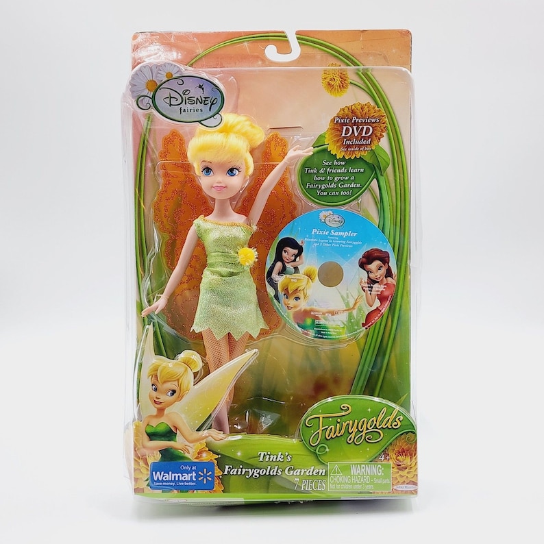Disney's Tink's Fairygolds Garden Tinker Bell Walmart Exclusive Comes With DVD image 1