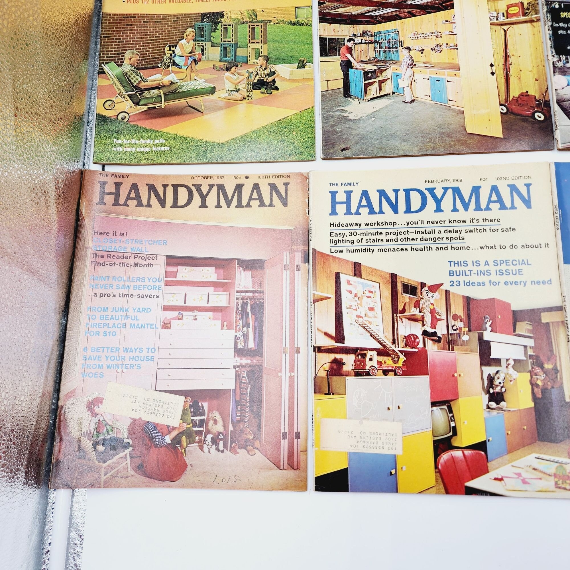 The Family Handyman Vintage Magazines Circa 1960 1968 Lot Etsy