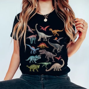 Dinosaur Shirt Dinosaur Tshirt Dino Shirt Dinosaur Gifts T Rex Shirt Paleontology Shirt Dinosaur Clothing Trex Shirt Dinosaur Print Shirt