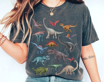 Dinosaur Shirt Comfort Colors Shirt Dinosaur Tshirt Dino Shirt Dinosaur Gifts Dinosaur Clothing Trex Shirt Paleontology Shirt T Rex Shirts