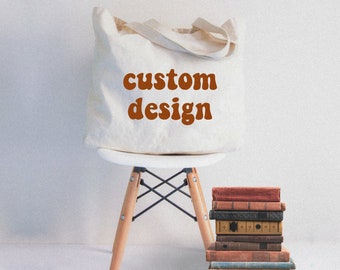 Custom Tote Bag - Choose any Design from Our Shop to Print on a 100% Cotton Canvas Tote Bag - Eco-Friendly
