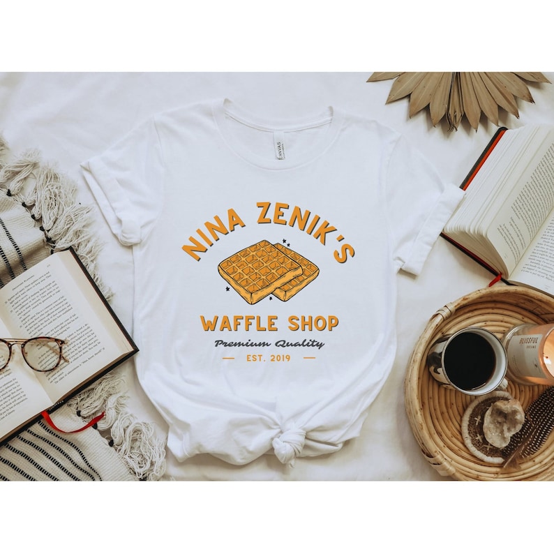 Nina Zenik Shirt Waffles Shirt Six of Crows Bookish Tee Shadow and Bone Grishaverse Shirt Bookish Shirt Book Lover Shirt Gift for Reader image 3