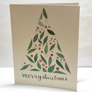 christmas tree card
