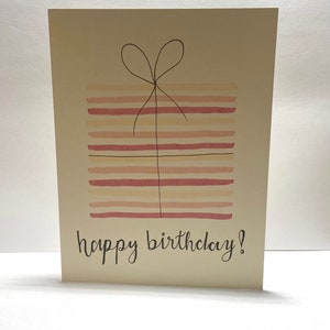 present birthday card