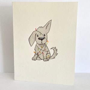 puppy christmas card
