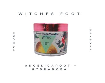Witches Foot, Powdered Incense, New Moon