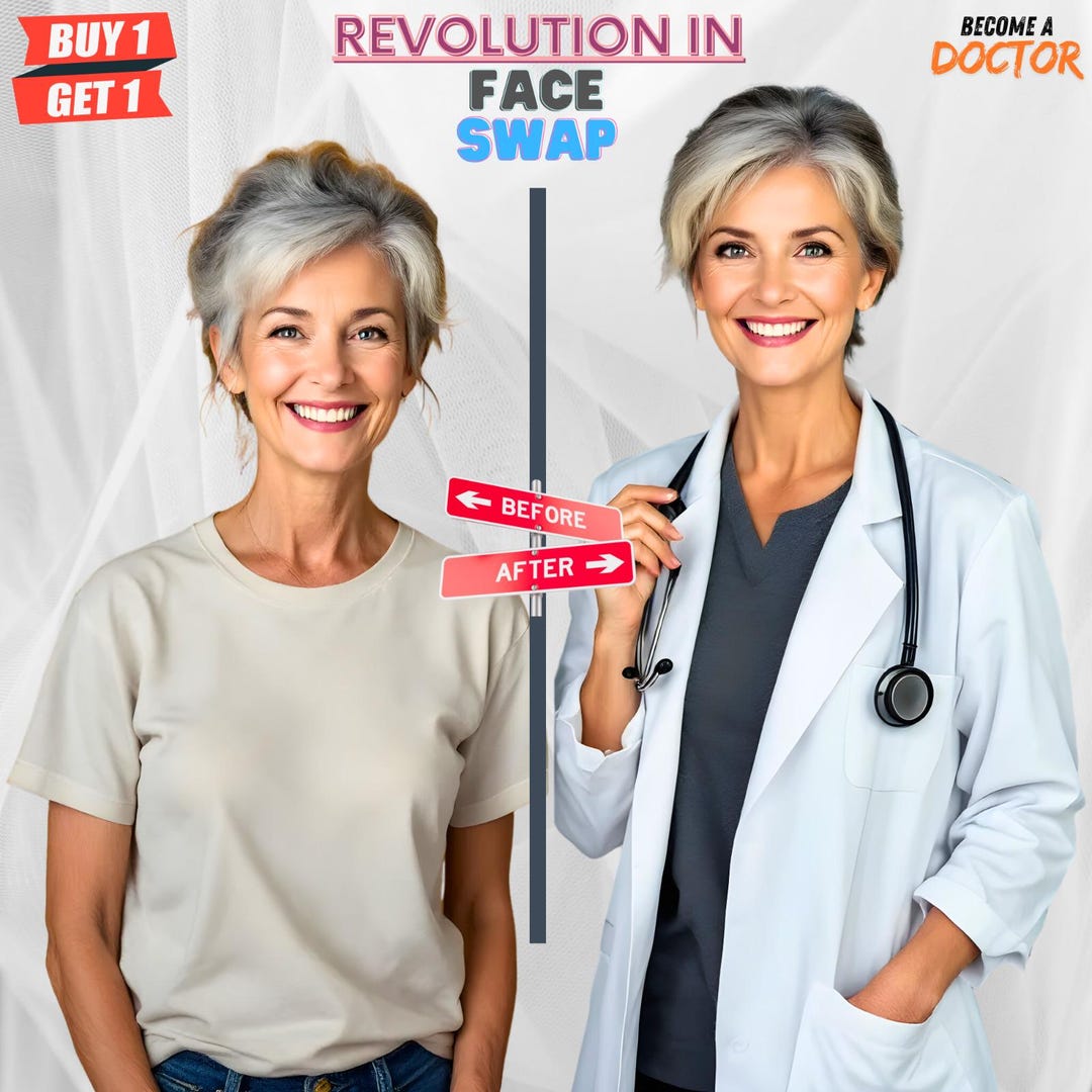 Transform With Face Swap Into a Doctor | Become Your Dream Professional ...