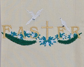 Embroidered Easter KitchenTowels