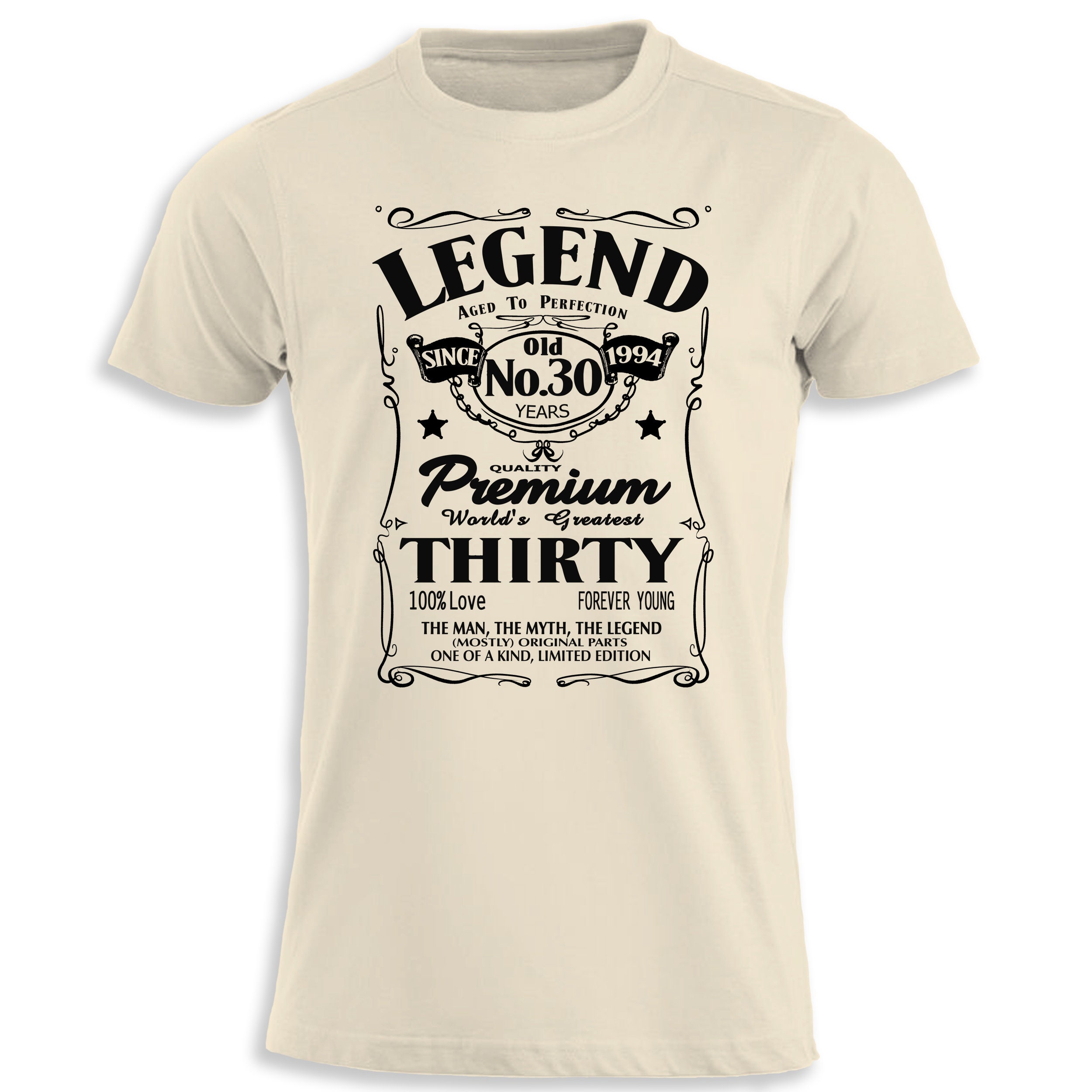 30th Birthday Gifts for Him Since 1994 Men Legend Funny T Shirt