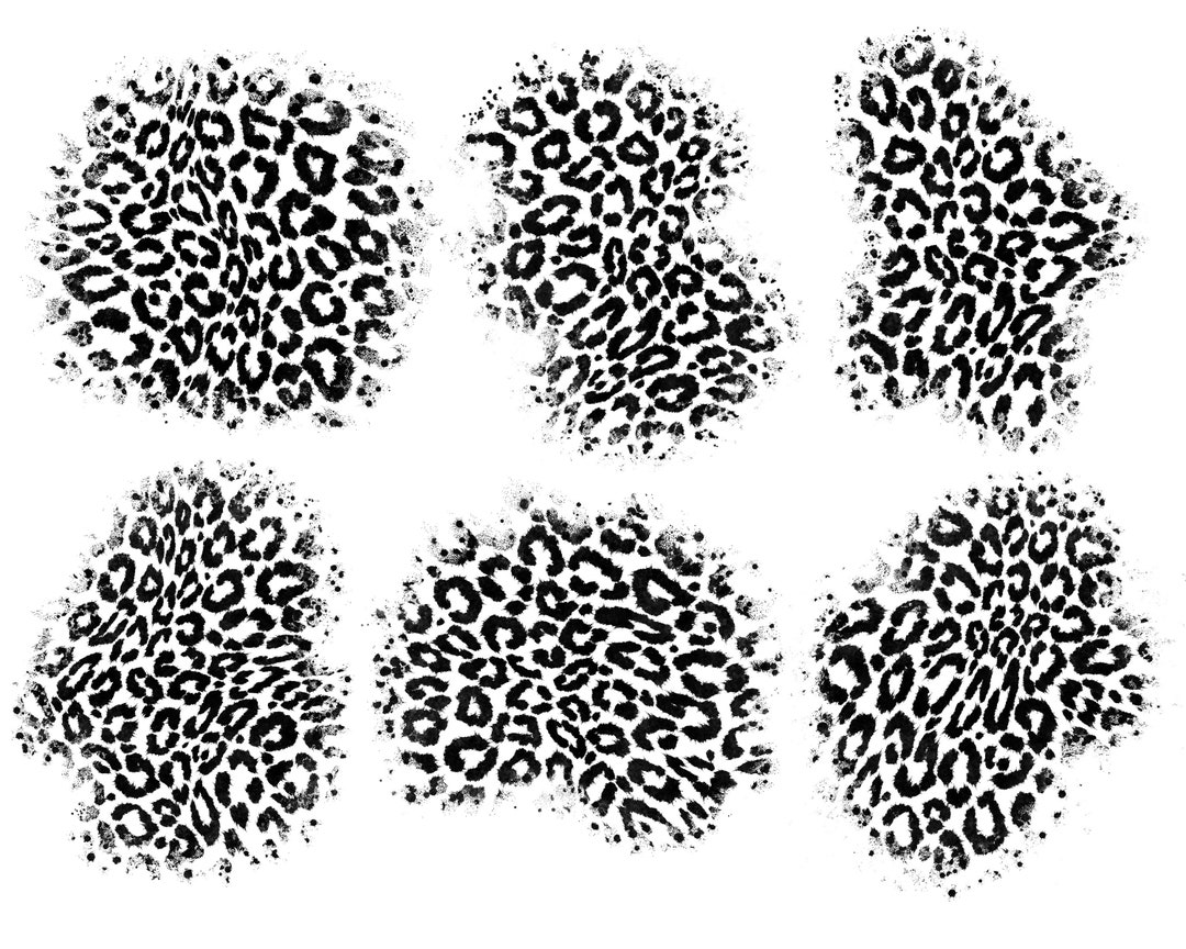 Leopard Patch Png Distressed Sublimation Patch Leopard Background Patch ...