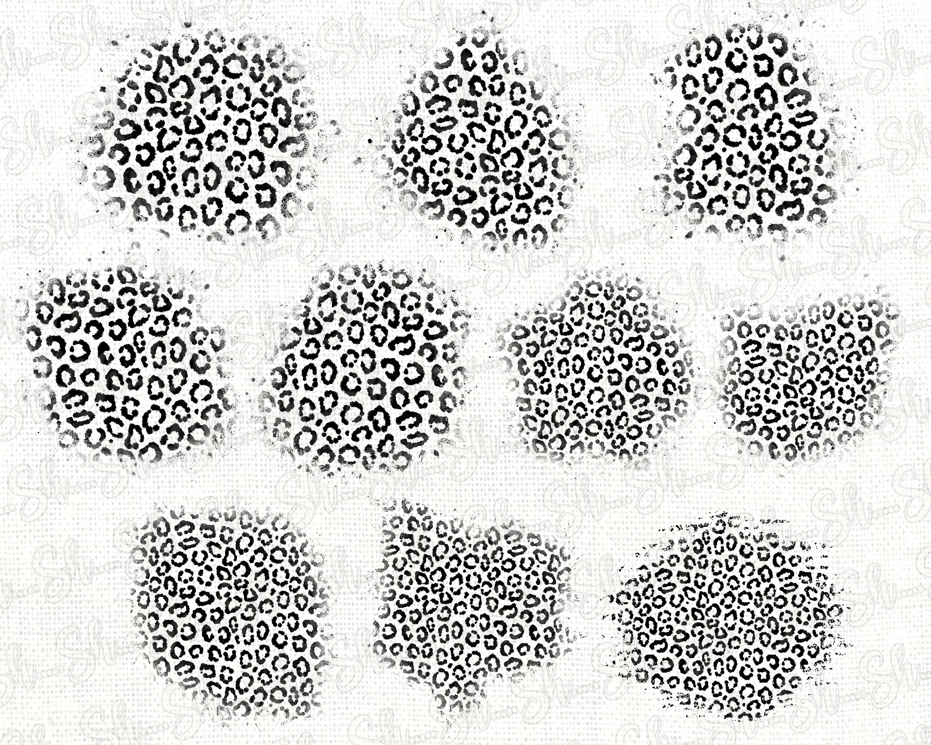 Leopard Patch Png Distressed Sublimation Patch Leopard Background ...