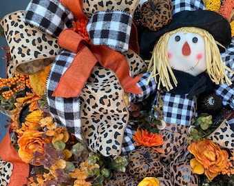 Fall Scarecrow Wreath