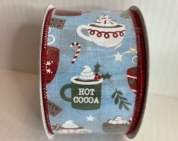 Hot Cocoa Christmas Ribbon