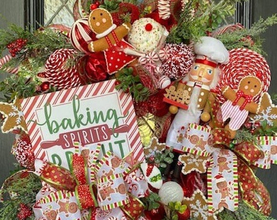 Nutty over Gingerbread Wreath & Sweets
