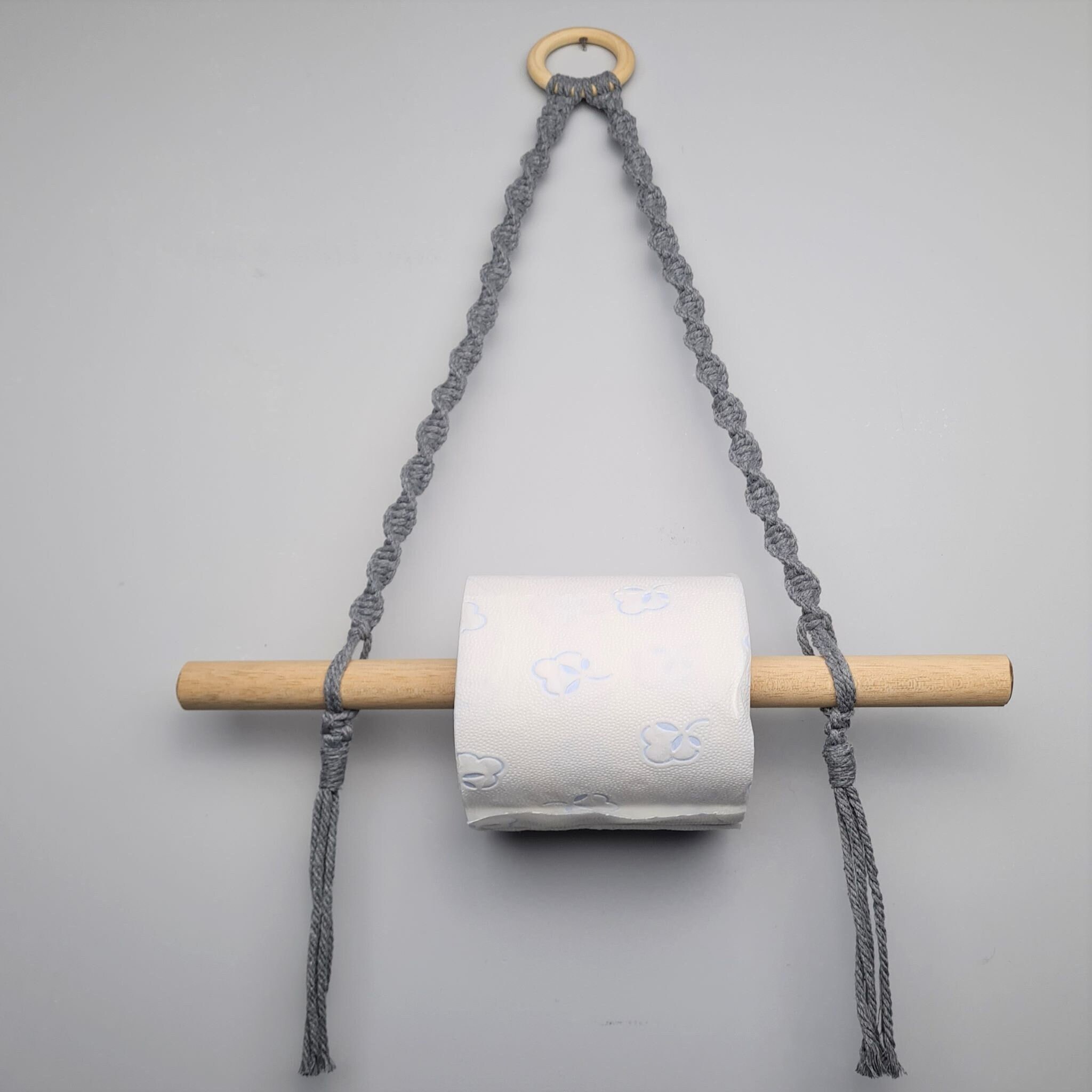 Macrame Toilet Paper Holder Etsy