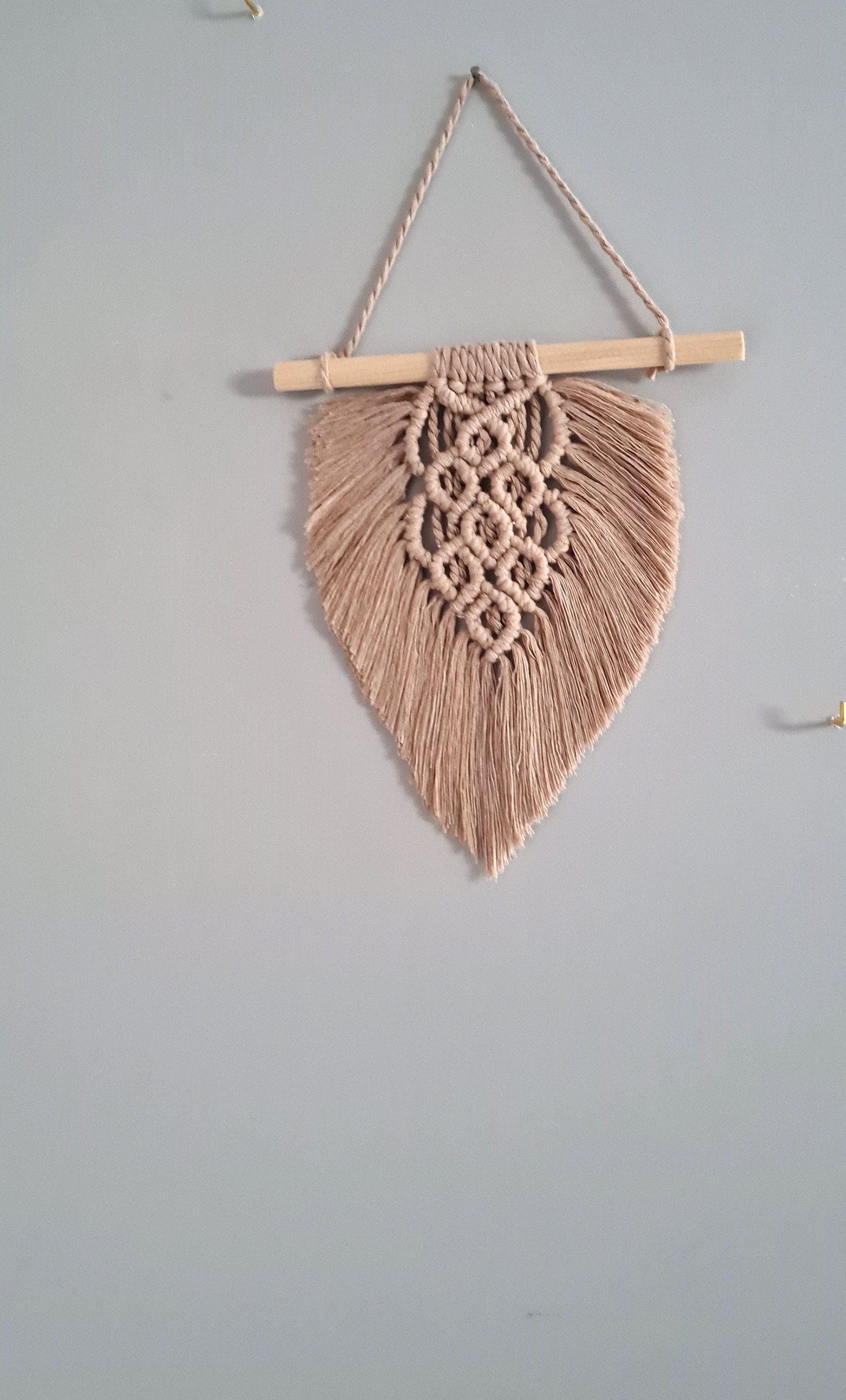 Plume en Macramé