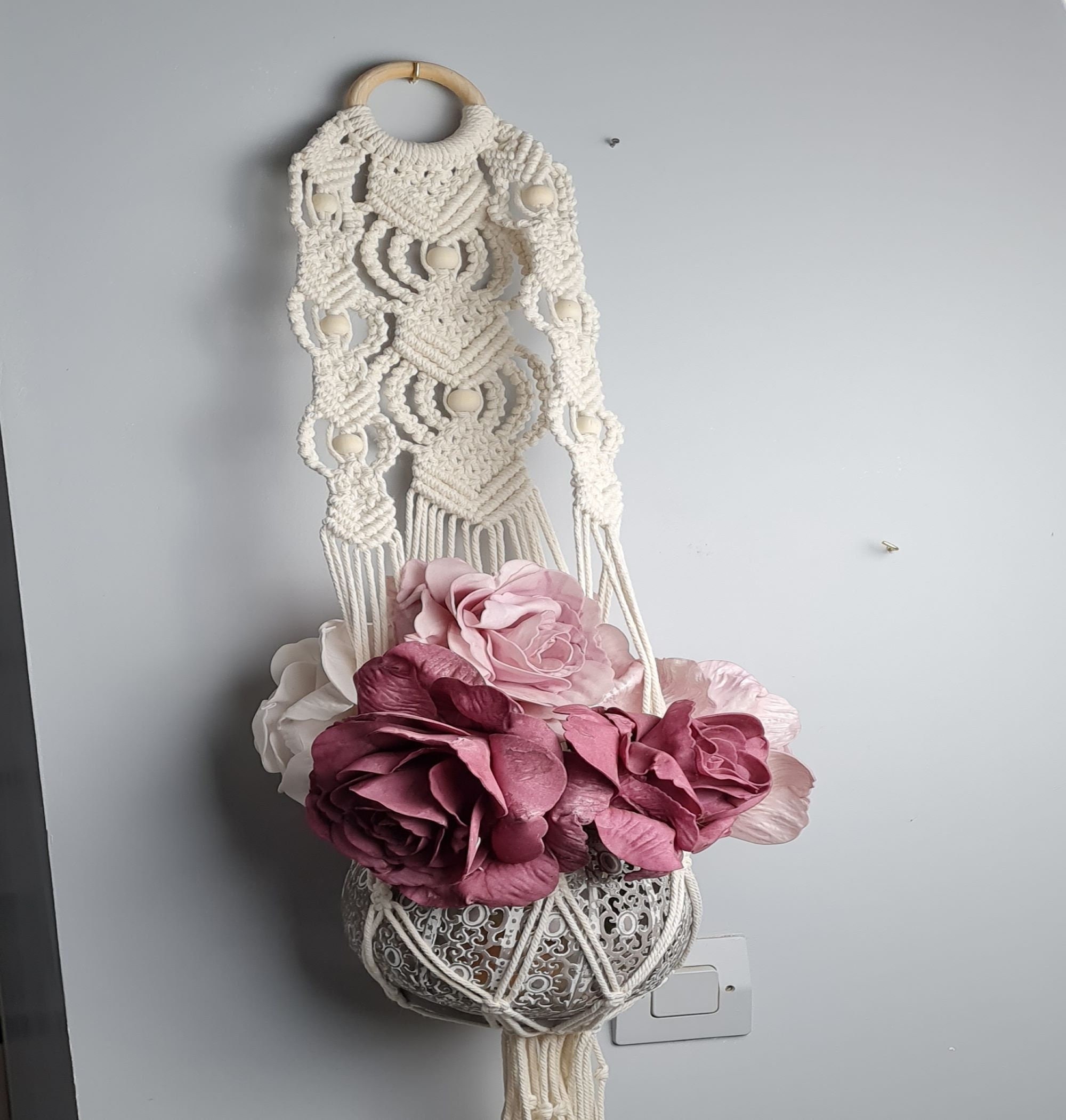 Suspension Pour Plane en Macramé