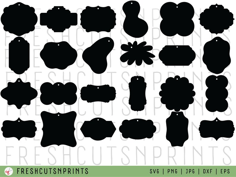 Tag Shell Svg Tag SVG, Tags SVG, Tag SVG Bundle, Tag Svg Files Cricut, Tags Svg ...
