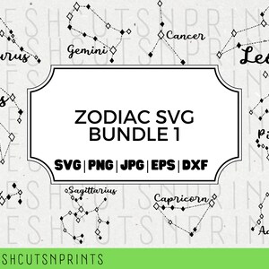Zodiac SVG Bundle 1, Zodiac Signs, svg, Zodiac Constellations, Aries, Leo, Taurus, Virgo, Gemini, Libra, Cancer, Scorpio, Pisces, Capricorn