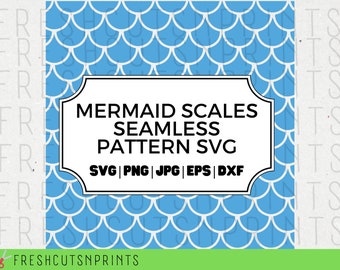 Mermaid Scales SVG , Seamless Pattern SVG, Mermaid Pattern svg, fish scales svg, Mermaid Pattern File, Svg Files for Cricut, Scales Pattern
