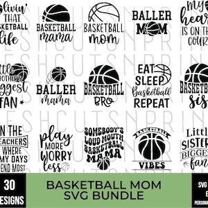 Basketball Mama SVG, Korb Korb svg, Silhouette, Cricut svg, Mama svg, Basketball Mama svg, Basketball svg, Korb Shirt, Liebe Basketball svg