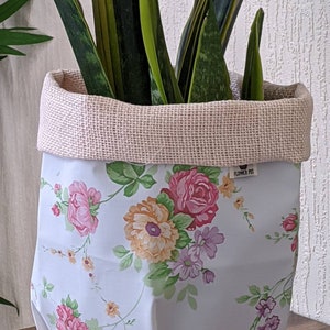 Decorative Plant Pot Cover, Waterproof Fabric Plant pot cover, Indoor Plant Pot cover, Attractive Plant Blanket, Houseplant Pot Cover.