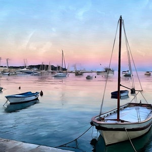Croatia Coast Sunset High Quality Digital File JPG PNG for Download Wall Decor Postcards Souvenirs Tourist Shop