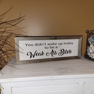 Farmhouse Inspired / Motivational / Rustic / Whitewash / Wooden Signs / 15 x 5.5 inches