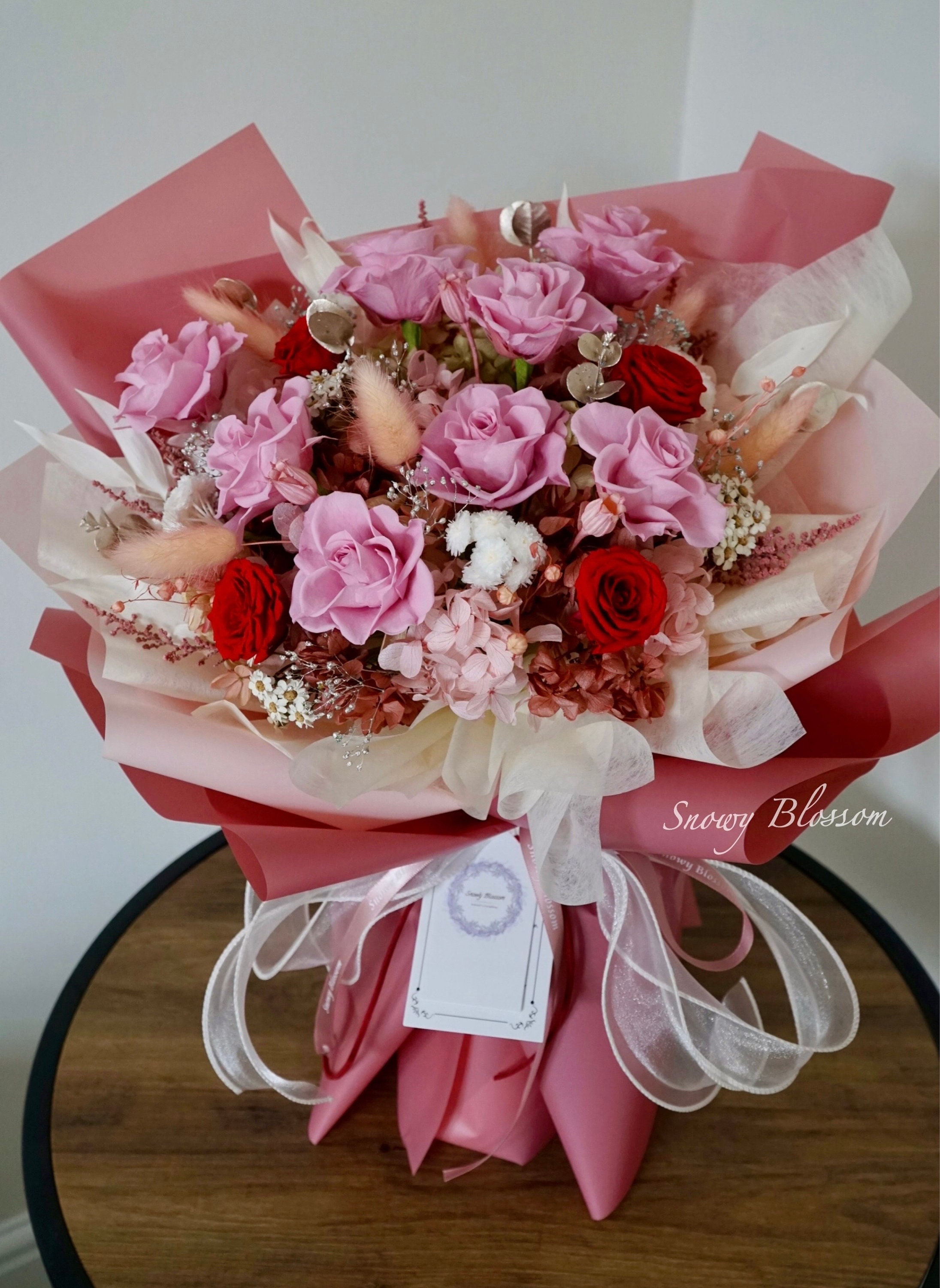 Japanese Preserved Dried Flowers Forever Eternal Rose Forever Standard  Bouquet for Her Gift Preserved Rose Say Yes Valentine's Day Romantic - Etsy, image size:2191x3000