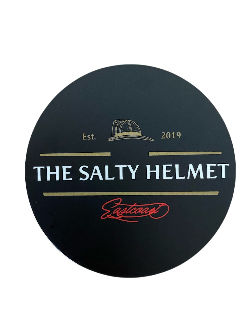 The Salty Helmet "Guinness" Sticker image 1
