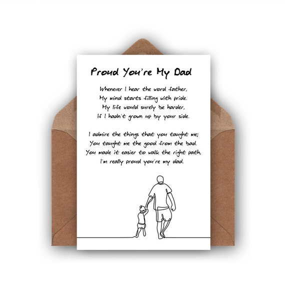 thank you card for father