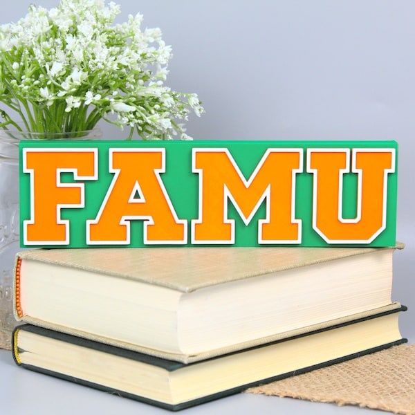 Florida A&M University Rattlers 3D Printed Graduation Gift