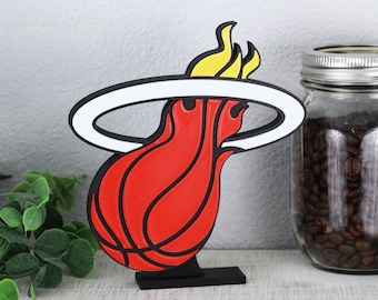 Miami Heat 3D Printed Decor for Home and Office