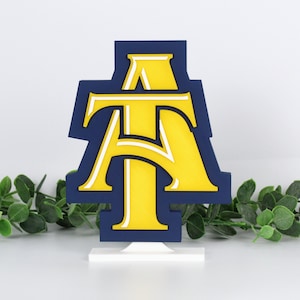 North Carolina A&T State University Aggies 3D Printed Graduation Gift image 1