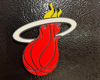 3D Miami Heat Magnet (Set of Two)