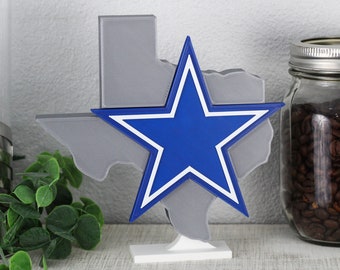 Dallas Cowboys 3D Printed Texas Star Decor