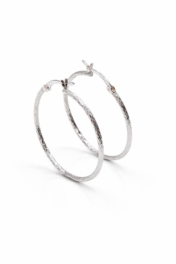 925 Silver Hoop Earrings – Minimal Sterling Silver Hoops