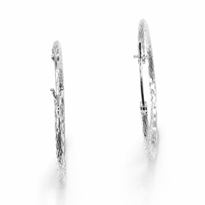 Sterling zilveren oorringen – Minimalistische sterling zilveren oorringen - pendientes aro plata 925 afbeelding 5