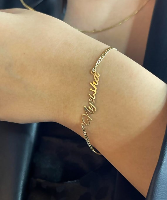 14K Gold Custom Bracelets 