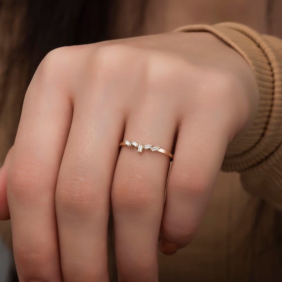 Stackable anniversary sale rings for her