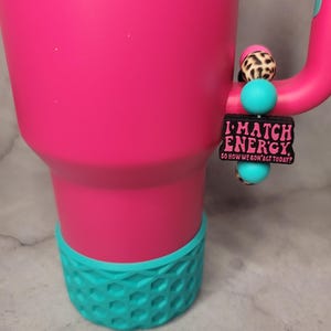 Tumbler Handle Charms - Stanley Handle Charm, beaded Handle Charm, Stanley accessories for girl, tumbler accessories for Stanley, cup charm