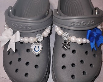 Croc Chains, Beaded Chains, Pearl Croc Chain, Croc Jewelry for Teens, Shoe  Chains, Croc Bling, Red Croc Bows, Pearl Strap for Crocs 