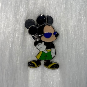 Disney Mickey Mouse Pin Cool Characters Mickey with sunglasses Trading Pin Enamel Pin Authentic Buy 2 Get 1 Free