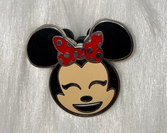 Przypinka Disneya Przypinka Myszki Minnie Emoji Blitz Uśmiechnięta Ekskluzywna przypinka handlowa Przypinka emaliowana Oryginalna Kup 2, otrzymaj 1 GRATIS do WYBORU