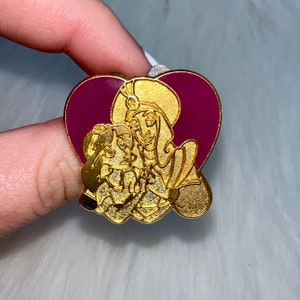 Disney Pin Jasmine and Aladdin Pin Aladdin Movie Heart Trading Pin Enamel Pin Authentic Buy 2 Get 1 Free