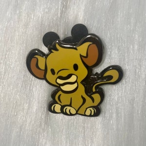 Disney Simba Pin Der König der Löwen Simba Cuties stilisierte Figuren Trading Pin Emaille Pin authentisches kaufen 2 get 1 frei